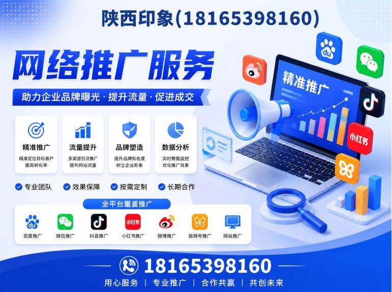 鄠邑区网络推广服务展示图
